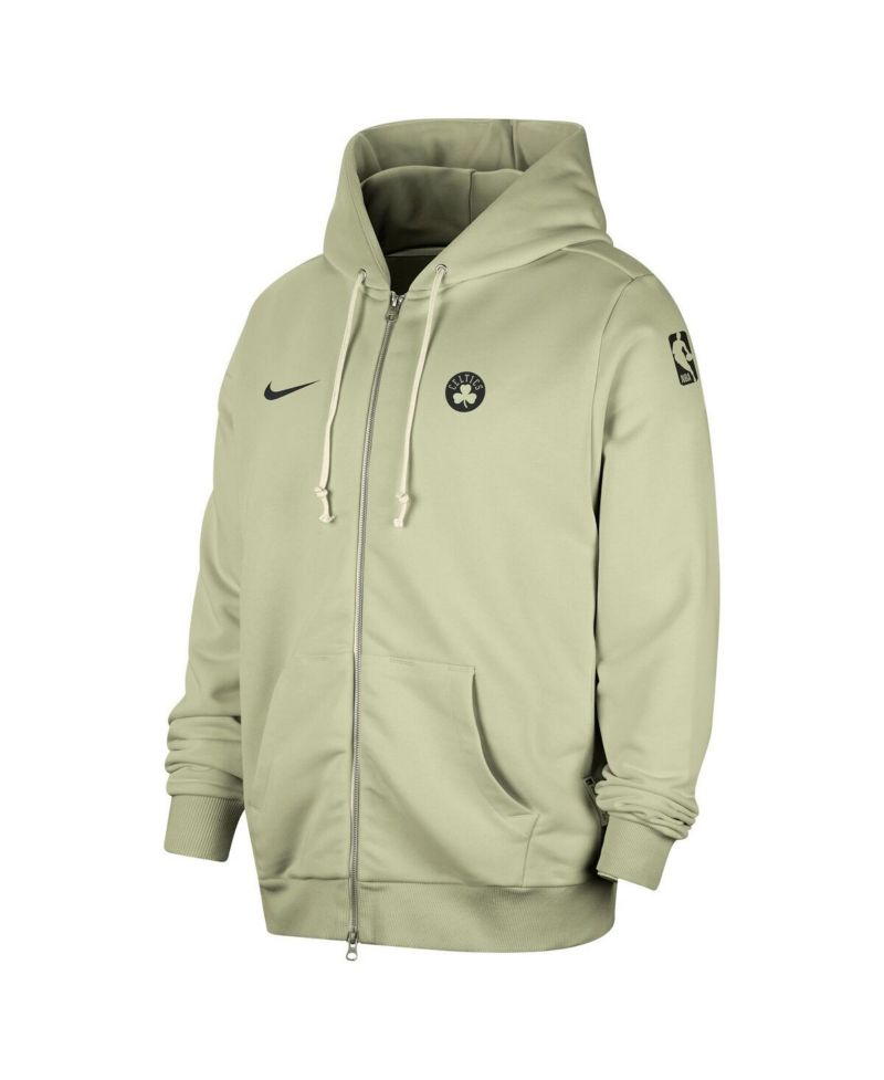 Men's Green Boston Celtics Authentic Standard Issue Full-Zip Hoodie Jacket