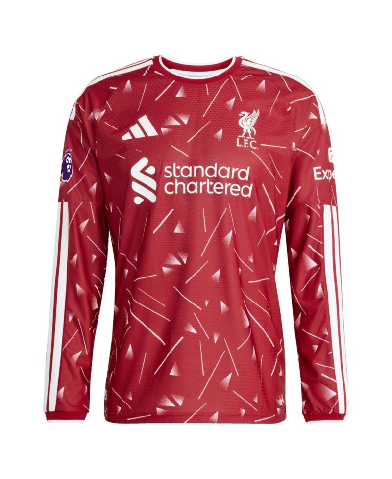 Men's Dominik Szoboszlai Red Liverpool 2026/27 Home On-Field Authentic Long Sleeve Jersey