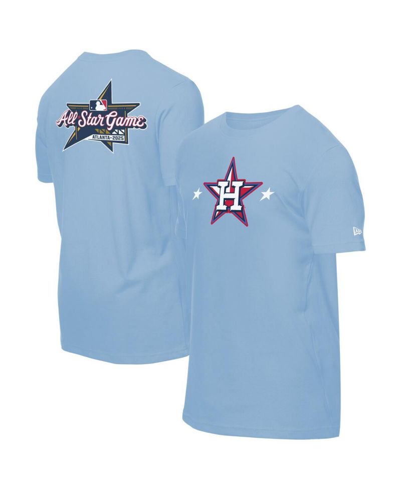 Men's Light Blue Houston Astros 2025 MLB All-Star Game Workout T-Shirt