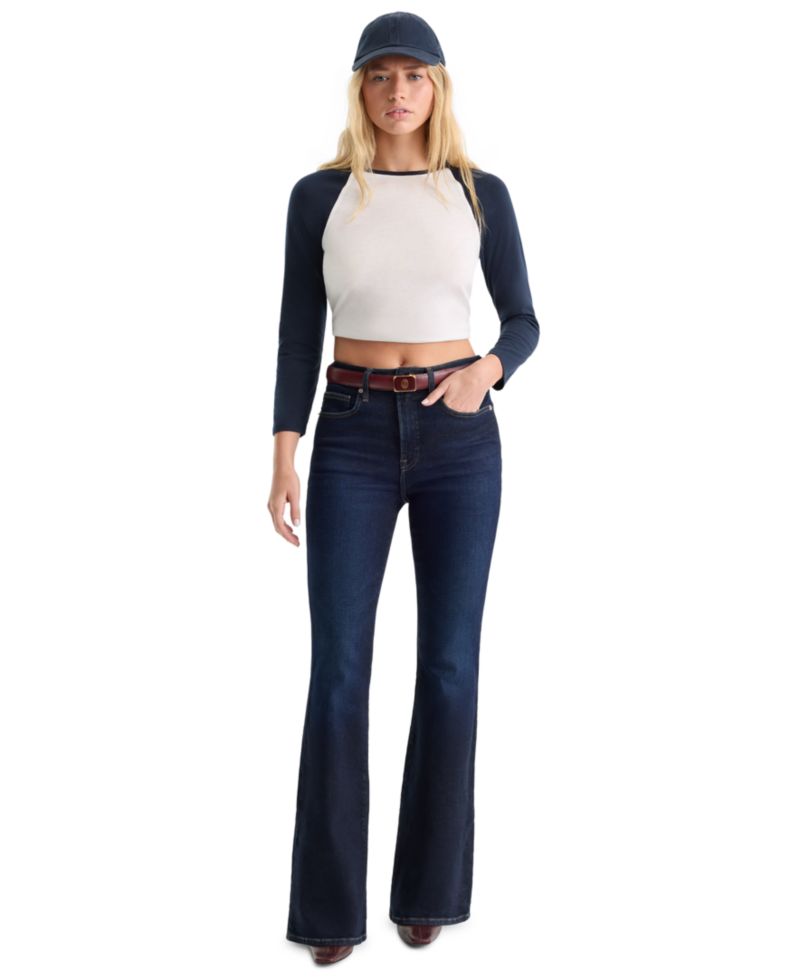 Women's Mid-Rise Slim Flare Jeans