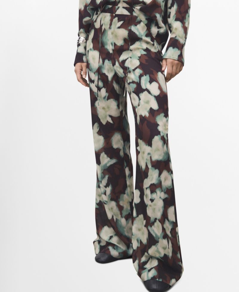 Women's Printed Flared Pants