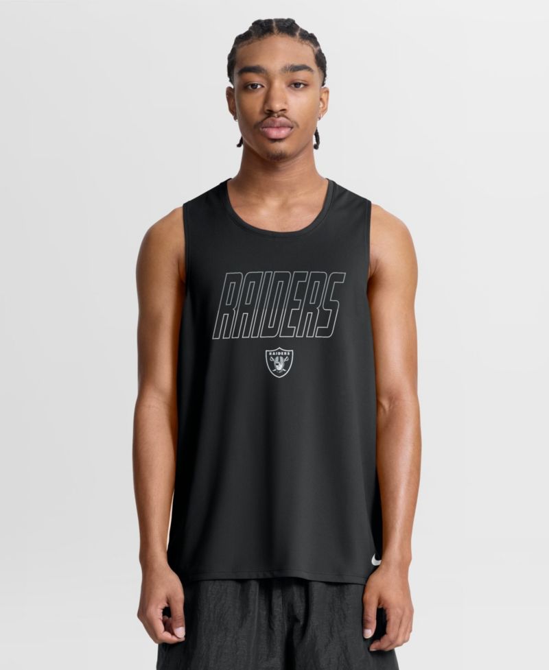 Men's Las Vegas Raiders Kickoff Miler Dri-FIT Sleeveless Tank Top