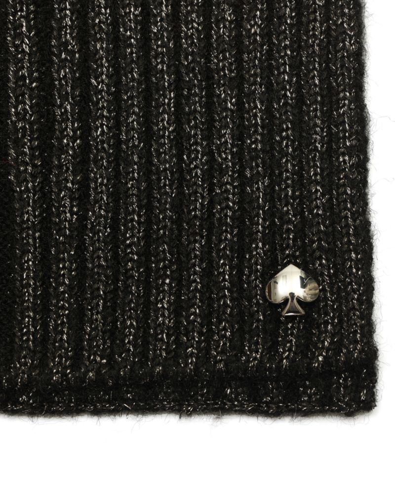 Women's Metallic Cable Knit Scarf