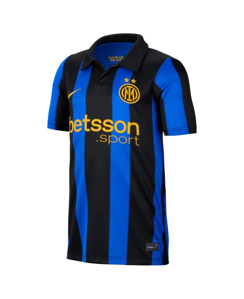 Boys' and Girls' Inter Milan 2026/27 Home Stadium Replica Short-Sleeve Jersey