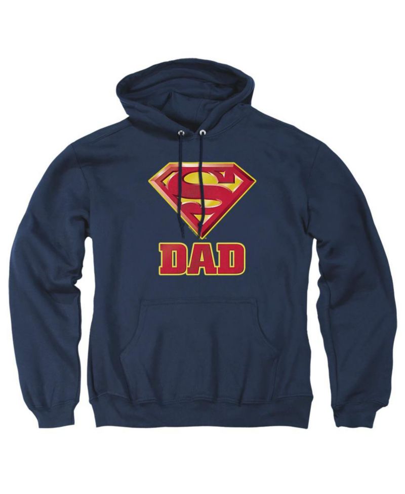 Men's Super Dad Graphic Pull-Over Hoodie