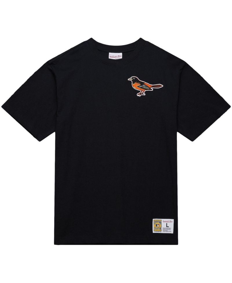 Men's Cal Ripken Jr. Black Baltimore Orioles Legends Collection Vintage Logo T-Shirt