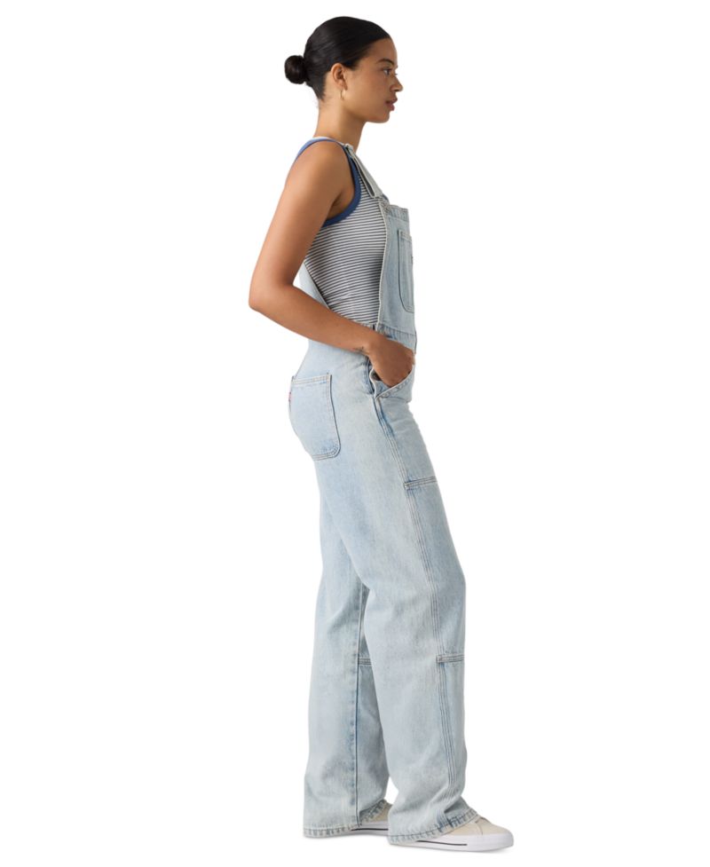Women's Utility Overall H226 Wide-Leg Denim Overalls