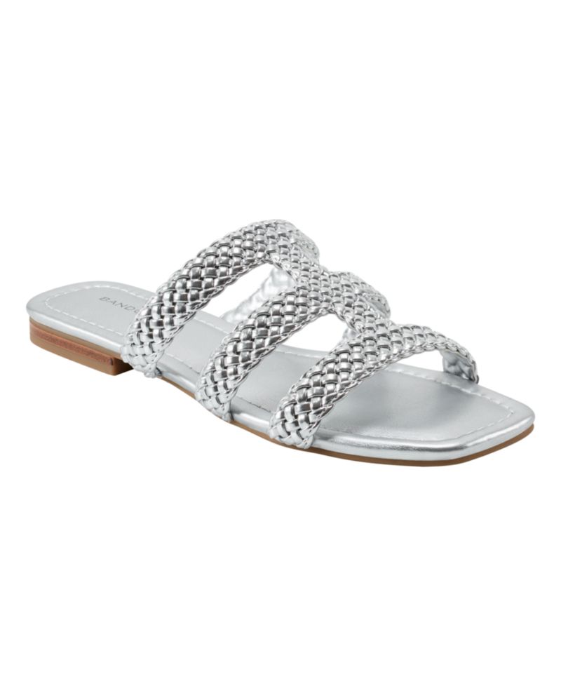 Women's Sumer Woven Caged Flat Slide Sandals