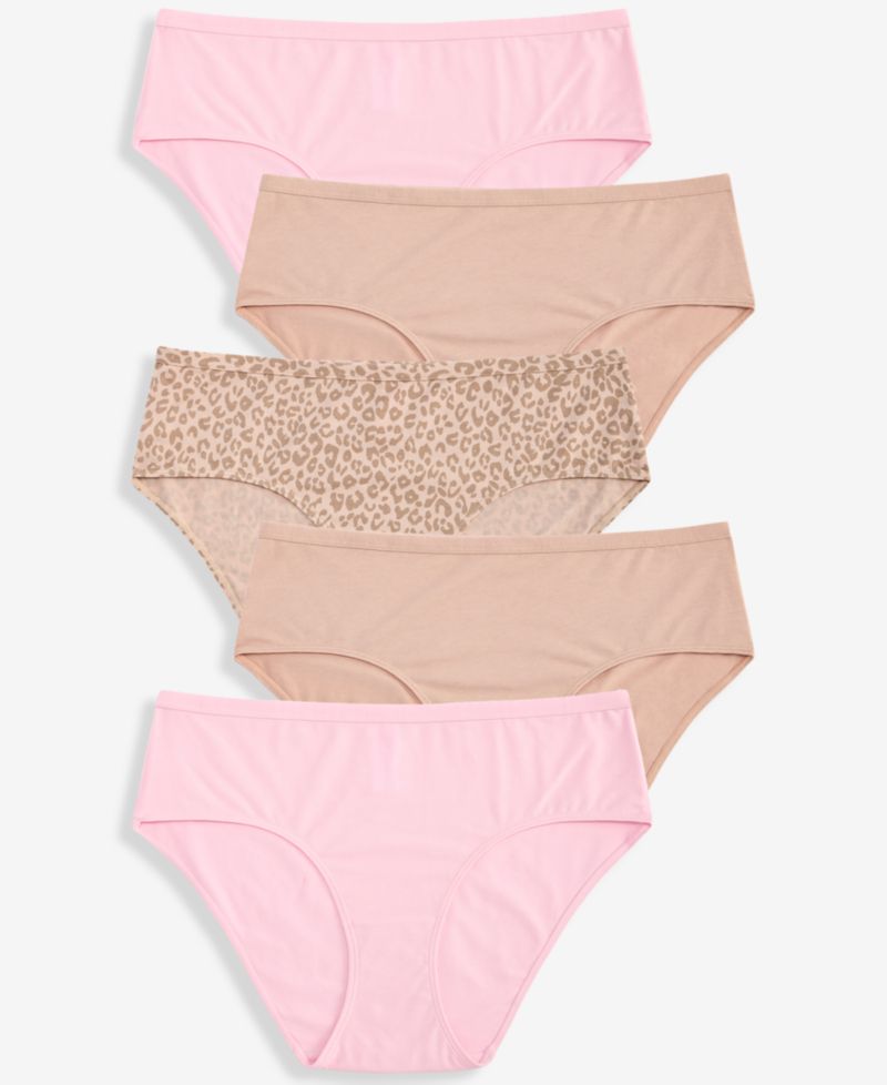 Full Coverage Hipster Panty, 5-Pack