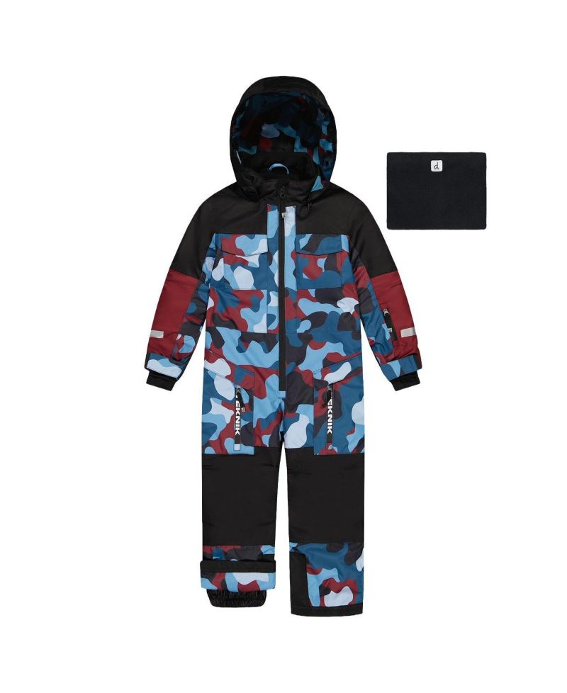 Little and Big Boy ( 6TO 14 ) One Piece Teknik Snowsuit