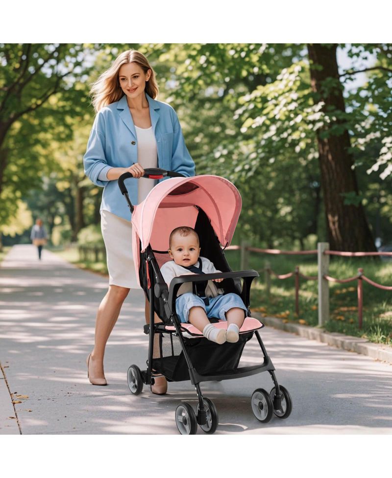 / Foldable, Lightweight, Travel-friendly, 5-Point Safety System / Toddler Stroller