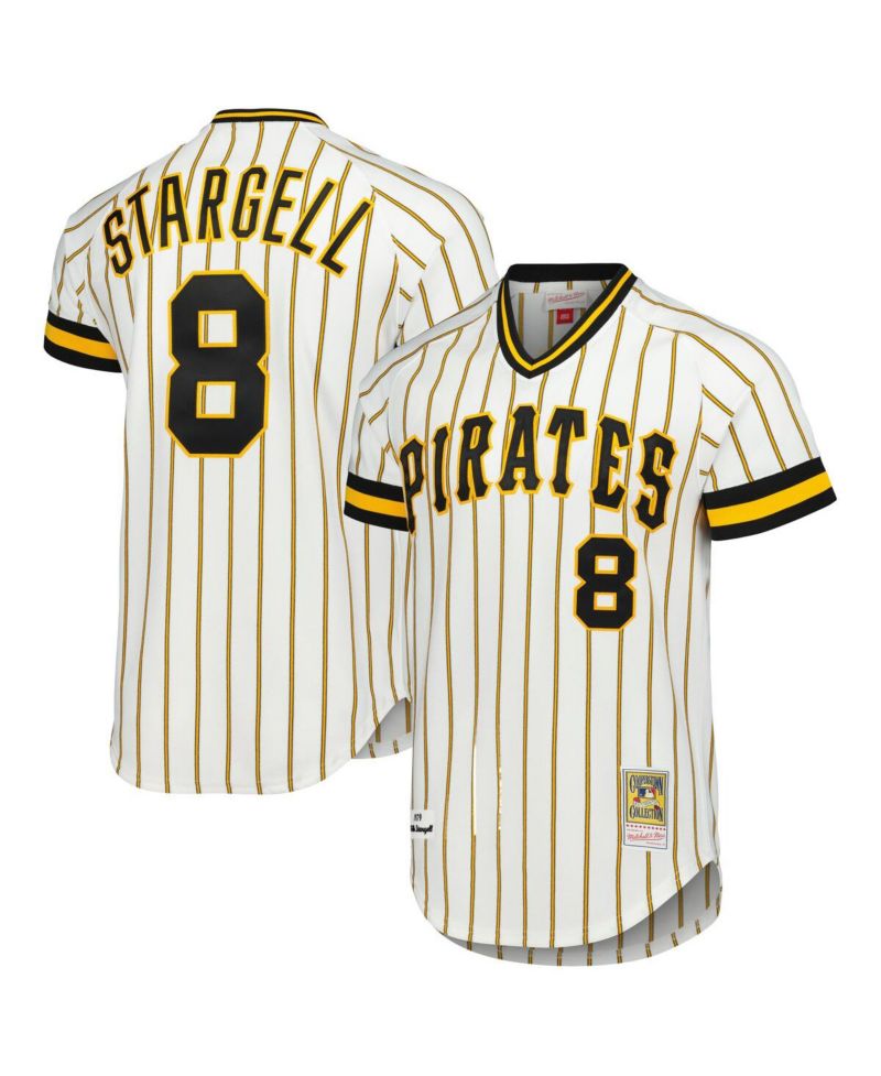 Men's Willie Stargell White Pittsburgh Pirates Cooperstown Collection 1979 Authentic Jersey