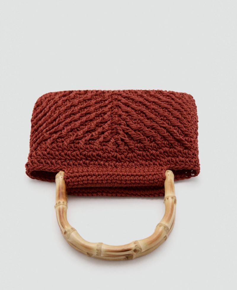 Women's Bamboo Handle Handbag