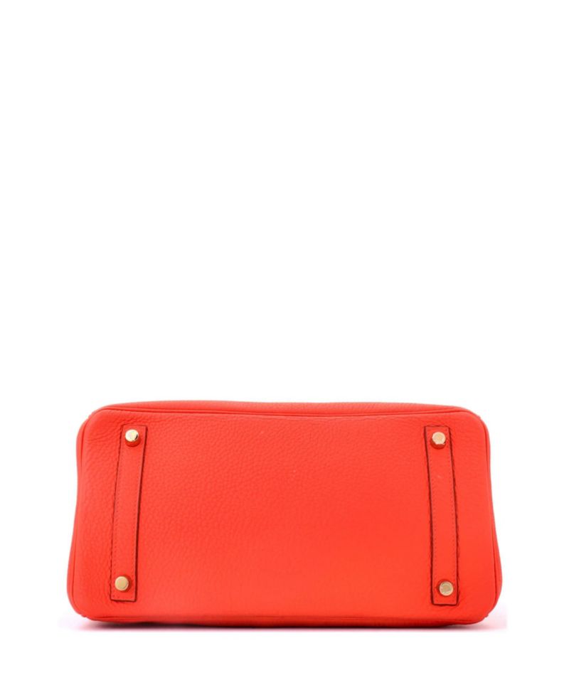 Birkin 30 Handbag Orange Togo with Gold Hardware