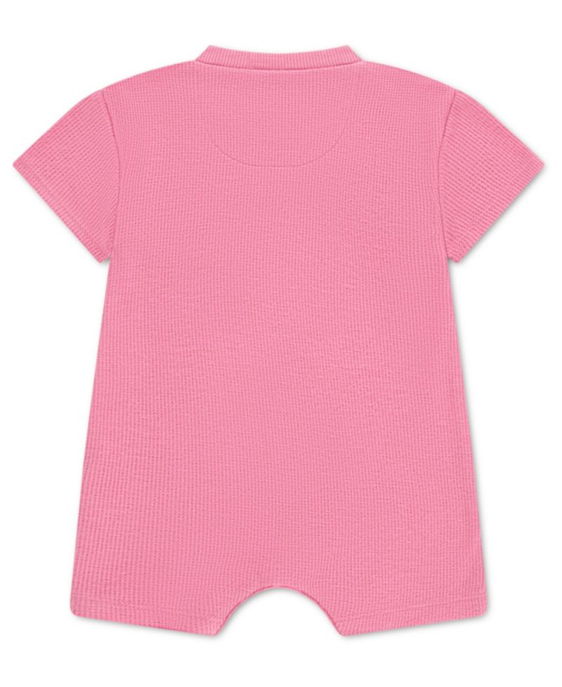 Baby Boys' and Girls' Crewneck Waffle Romper