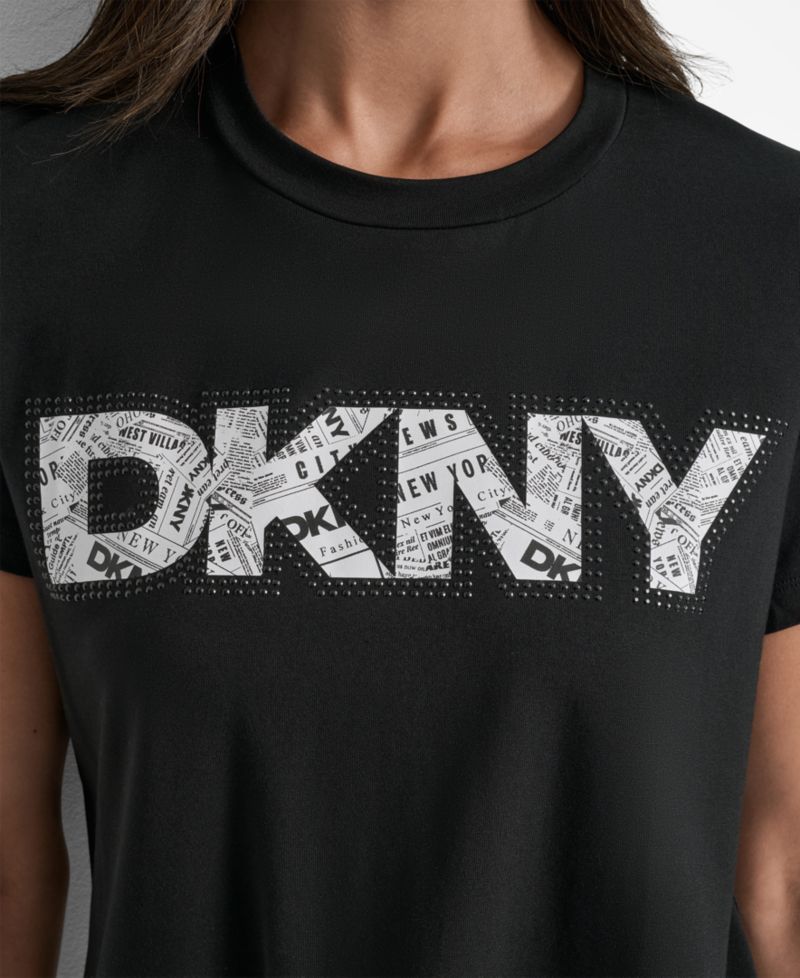 Women's Newspaper Logo Crewneck T-Shirt