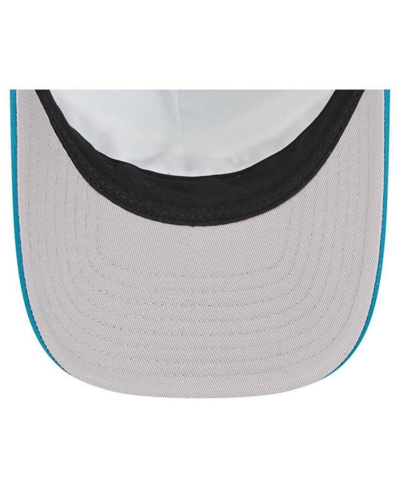 Men's Teal Jacksonville Jaguars Throwback Linear A-Frame 9FORTY Adjustable Hat
