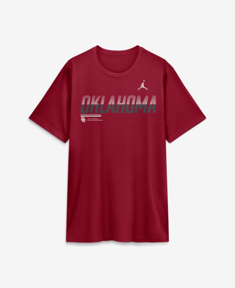 Men's Crimson Oklahoma Sooners Sideline Legend Dri-FIT T-Shirt