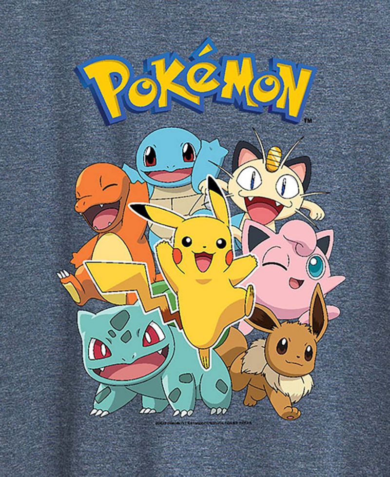 Trendy Plus Size Pokemon Graphic T-shirt