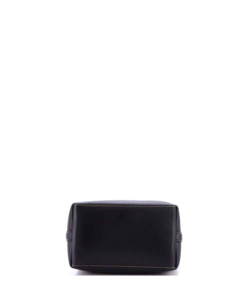 Small Emblem Bucket Bag Leather