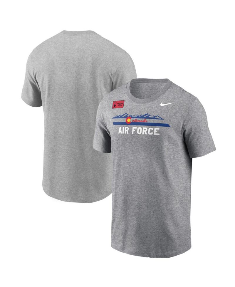 Men's Gray Air Force Falcons APLS Fighting Falcon Collection Rivalry T-Shirt