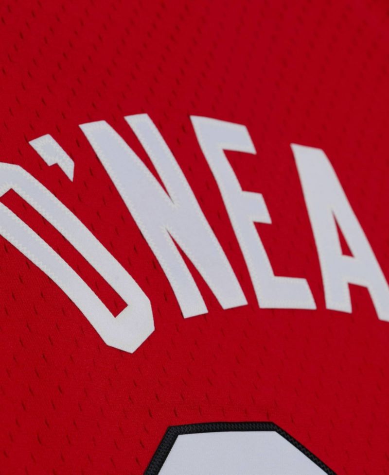 Men's Shaquille O'Neal Red Miami Heat 2005-06 Swingman Jersey