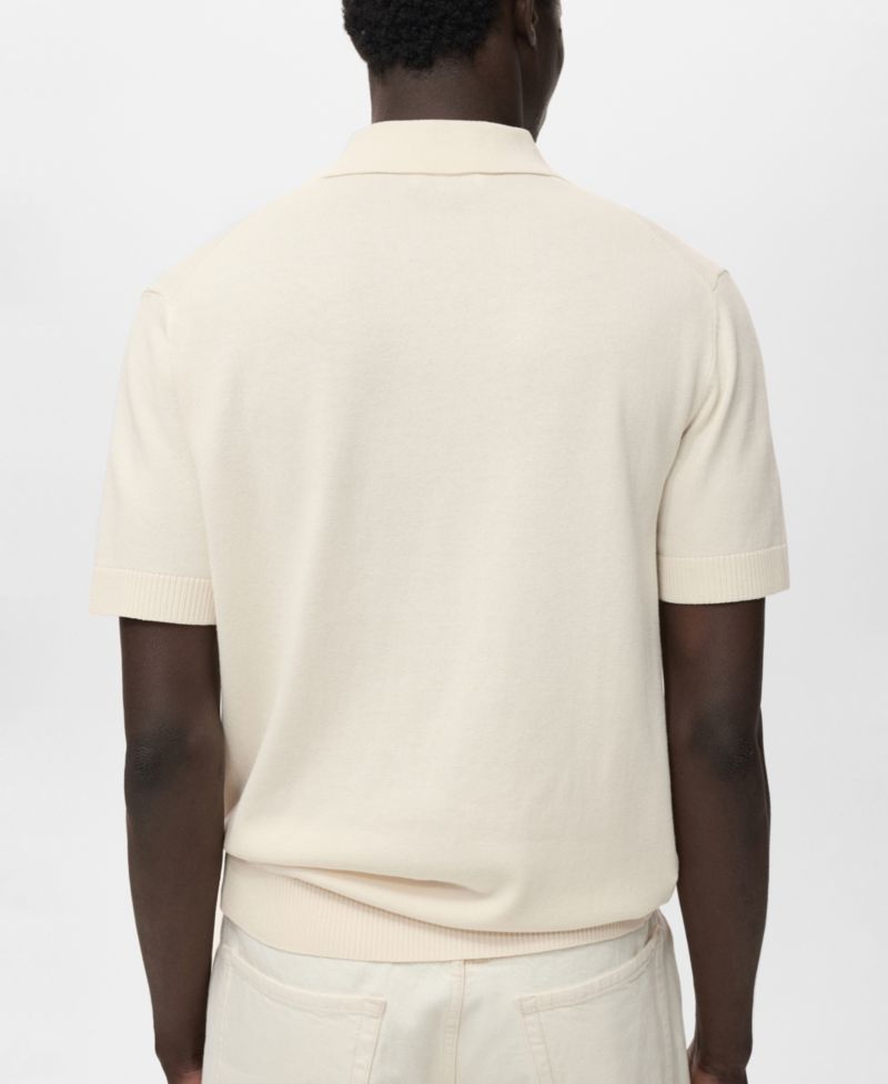 Men's Cotton Knitted Polo Shirt