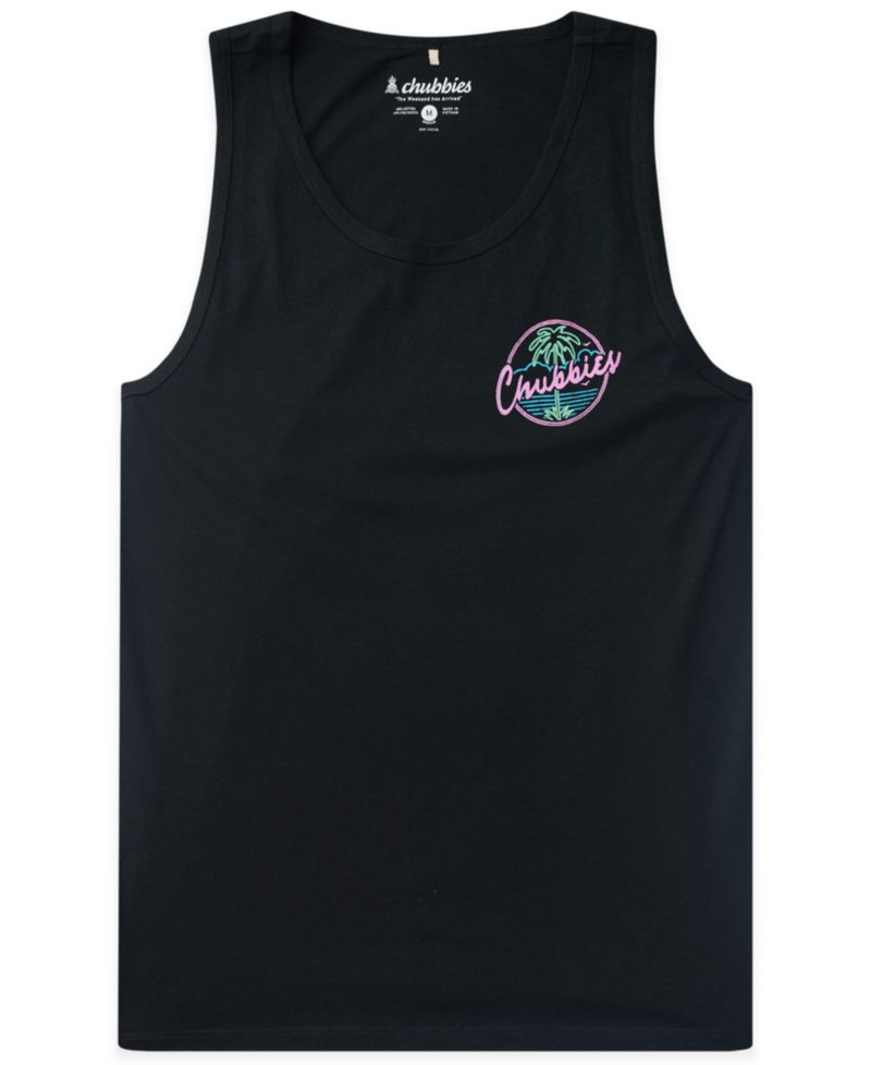 Men's The Night Never Sleeps Regular-Fit Graphic Tank Top