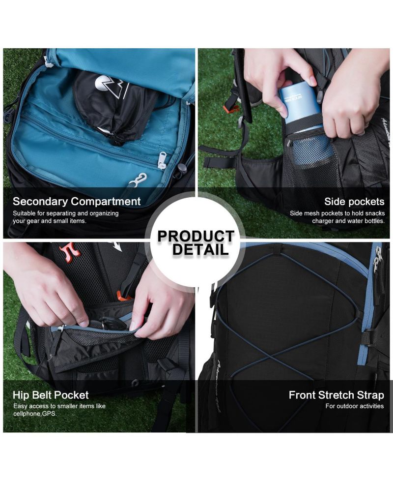 40 Liter Hiking Backpack Lightweight Travel Backpack for Men Women Outdoor Camping Backpacking