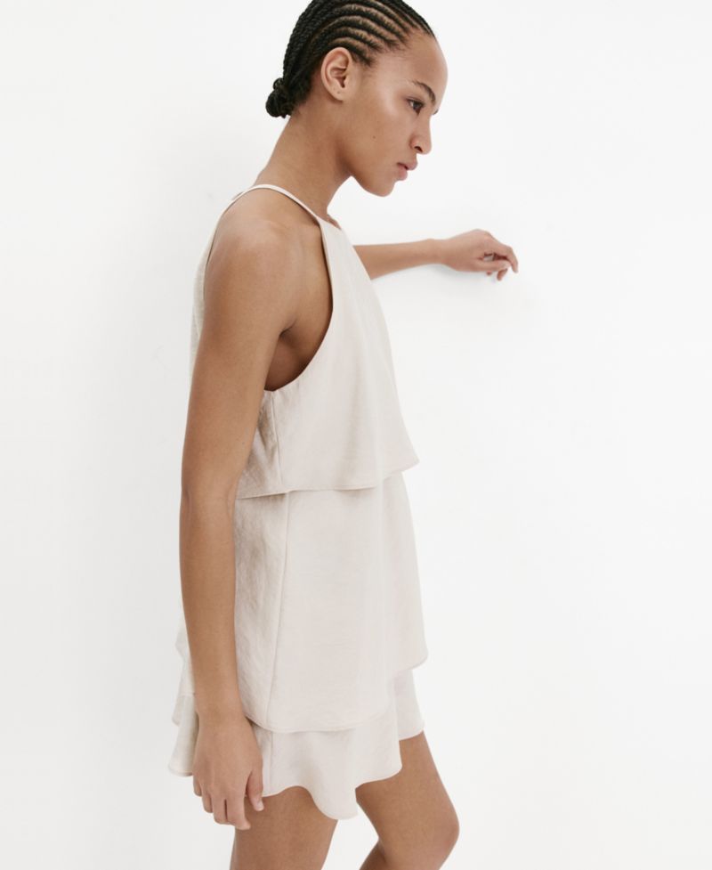 Women's Ruffled Modal Dress