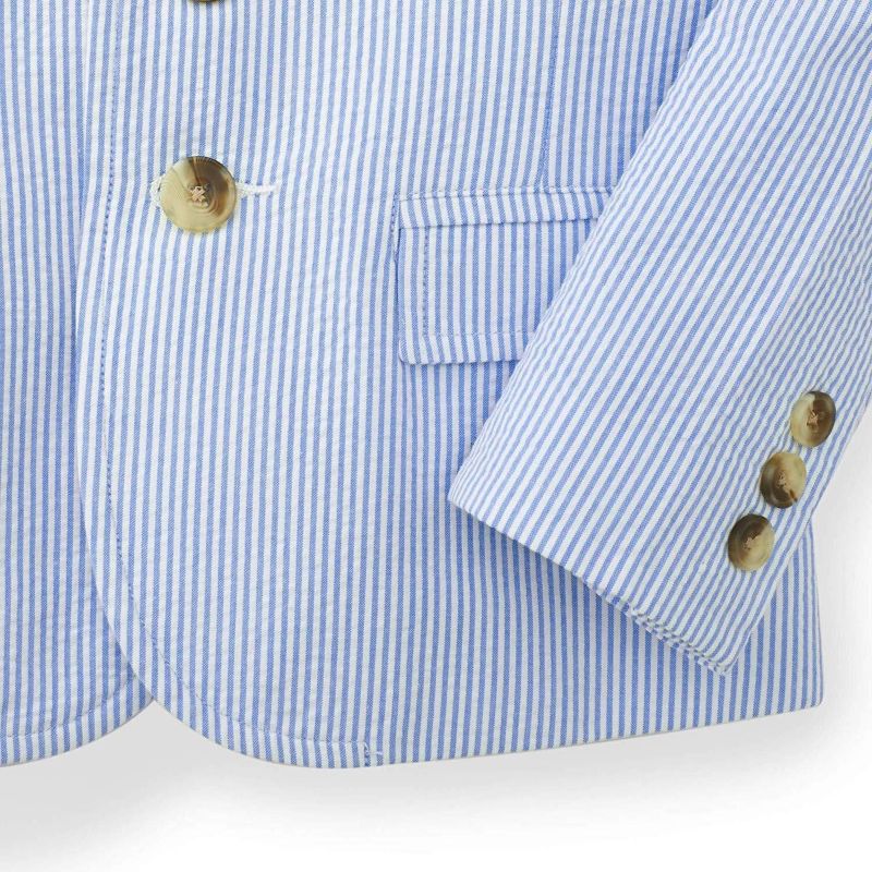 Toddler Boys Hope and Henry Classic Seersucker Suit Jacket