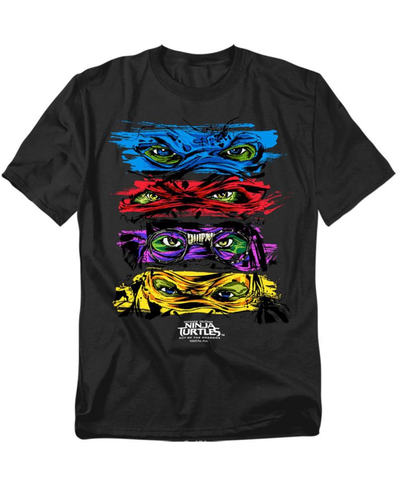Men's Out Of The Shadows Group Stacked Masks T-Shirt