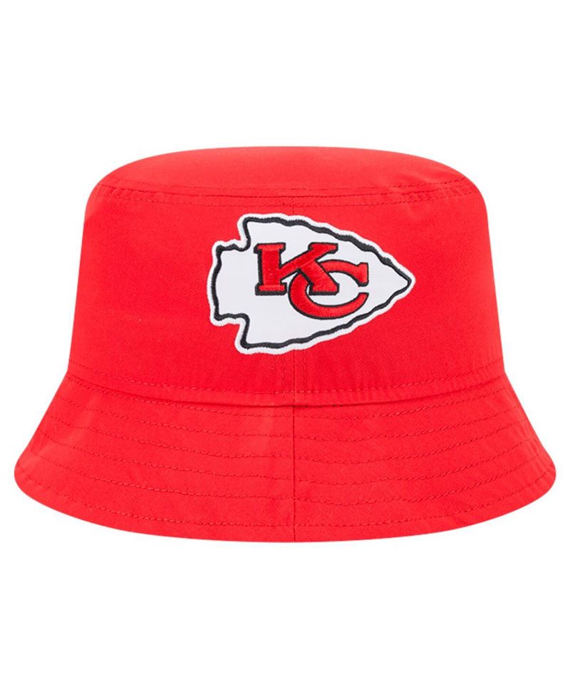 Men's Red Kansas City Chiefs Helmet Bucket Hat