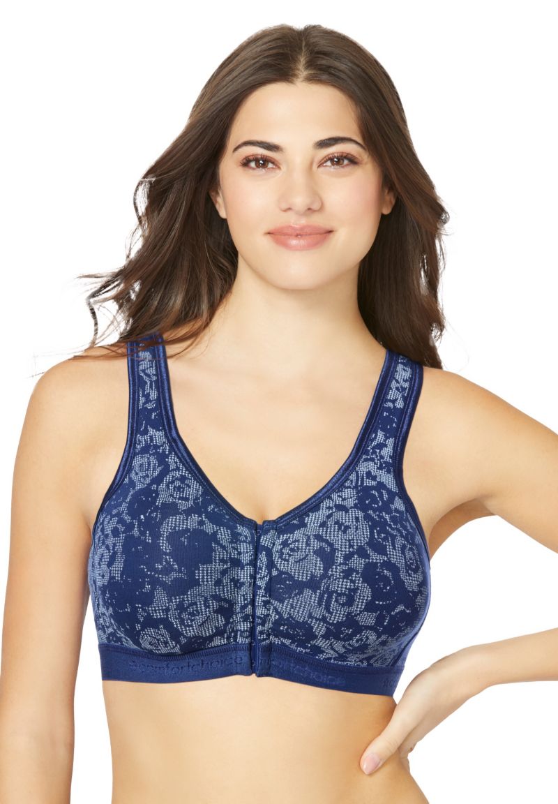 Women's Wireless Front-Close Lounge Bra