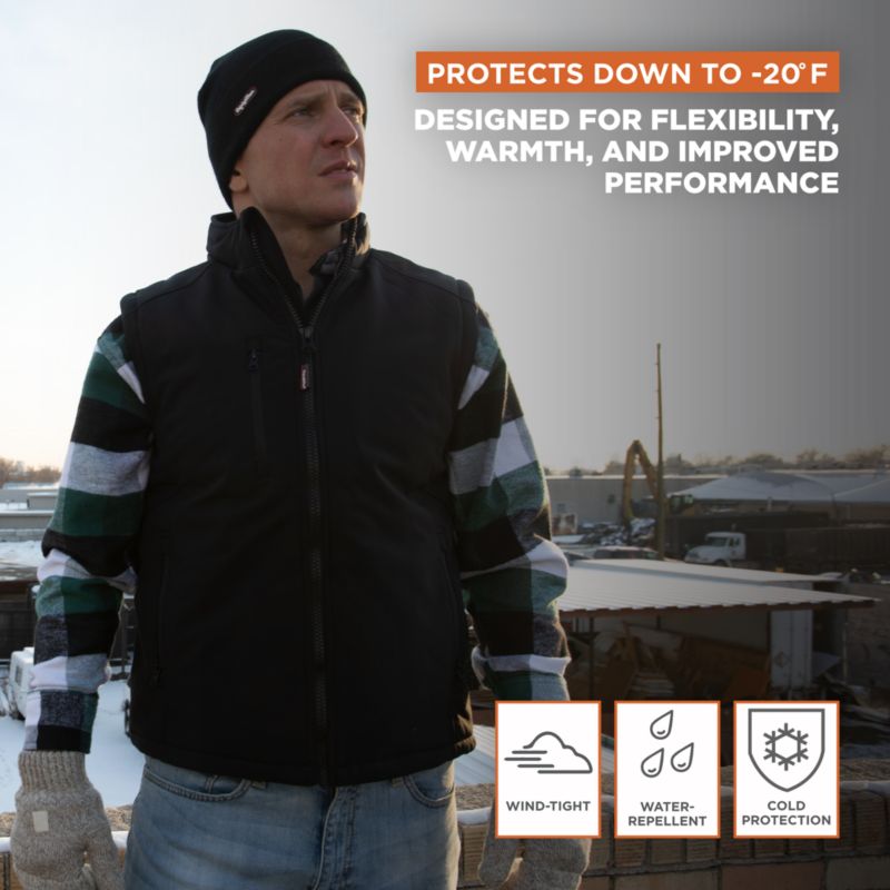 Men's Insulated Softshell Vest