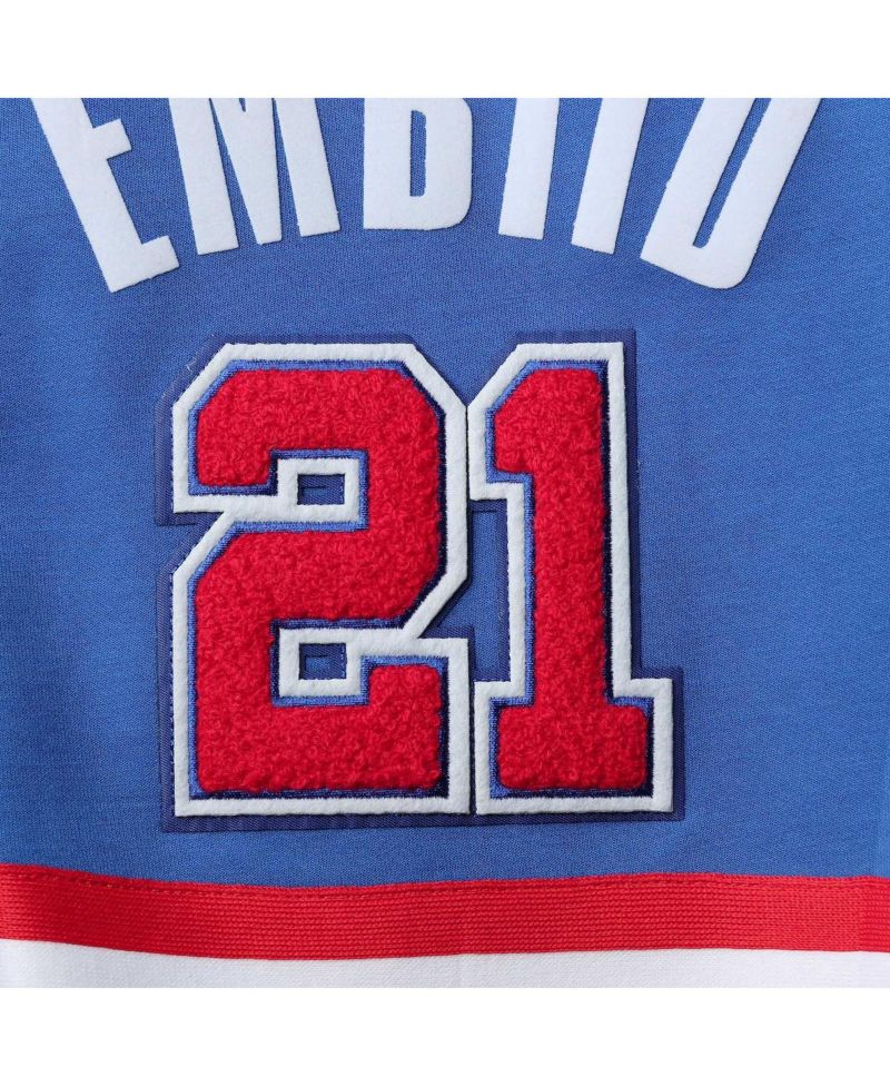Men's Joel Embiid Royal Philadelphia 76ers Team Player Shorts
