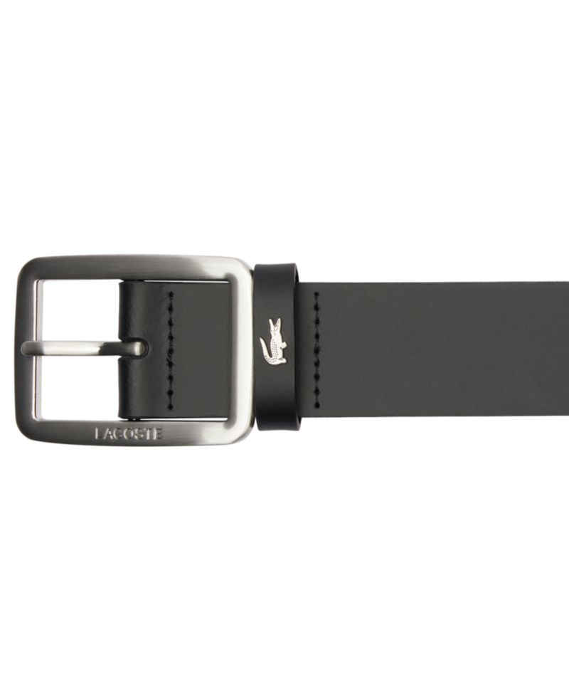 Men's Embossed Buckle Leather Belt