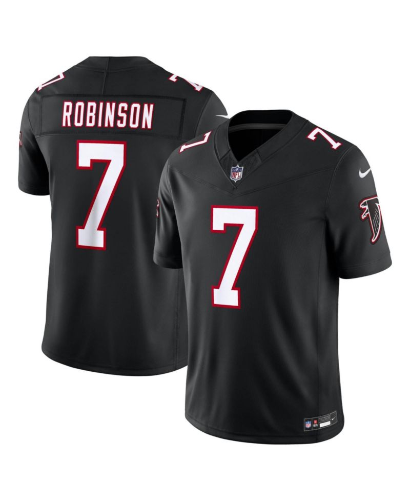 Men's Bijan Robinson Black Atlanta Falcons Alternate Throwback Vapor F.U.S.E. Stitched Limited Jersey