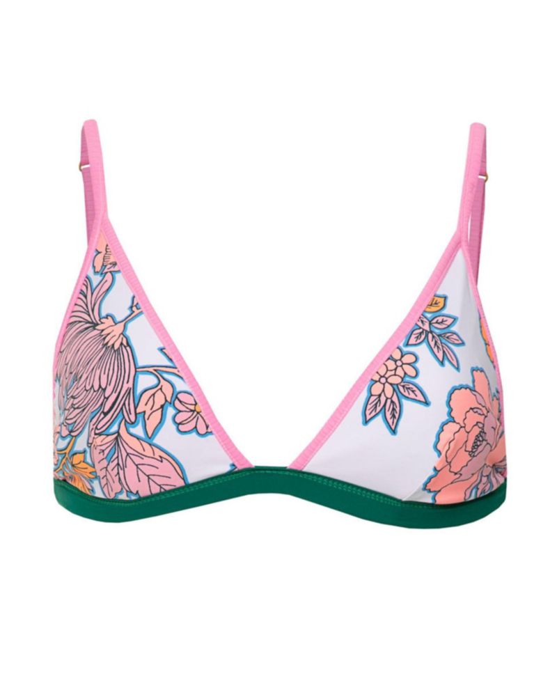 Women's Strawberry Breeze Reversible Colorblock Triangle Bikini Top