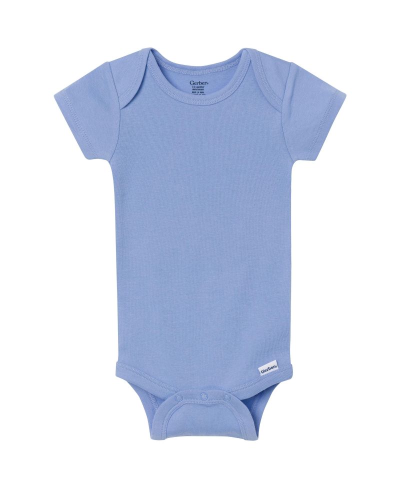 Baby Boys'New born-0-18M 8-Pack Short Sleeve Bodysuits