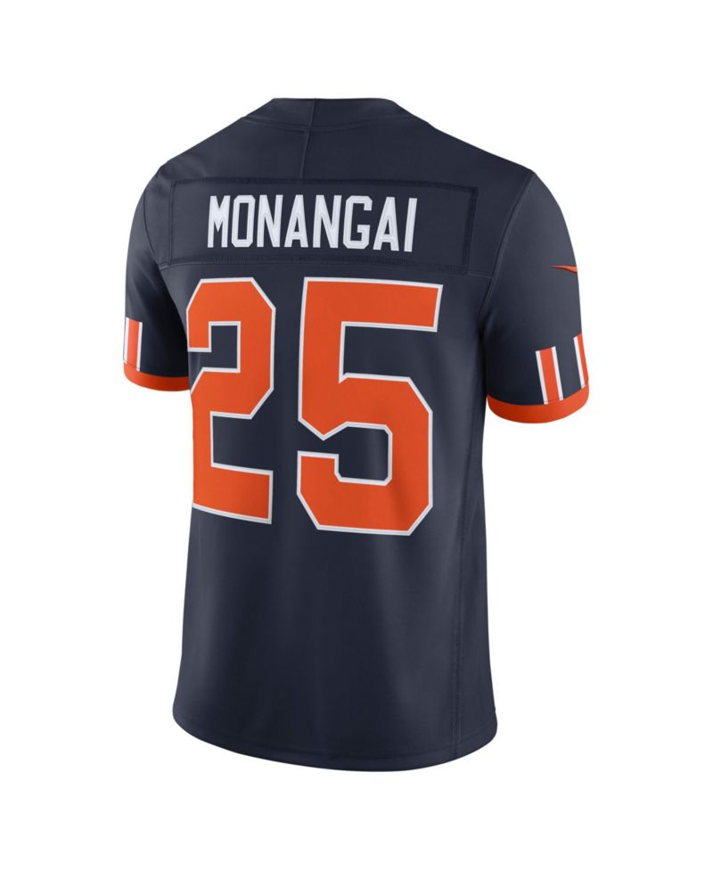 Men's Kyle Monangai Navy Chicago Bears 2026 Rivalries Collection Vapor F.U.S.E Stitched Limited Jersey