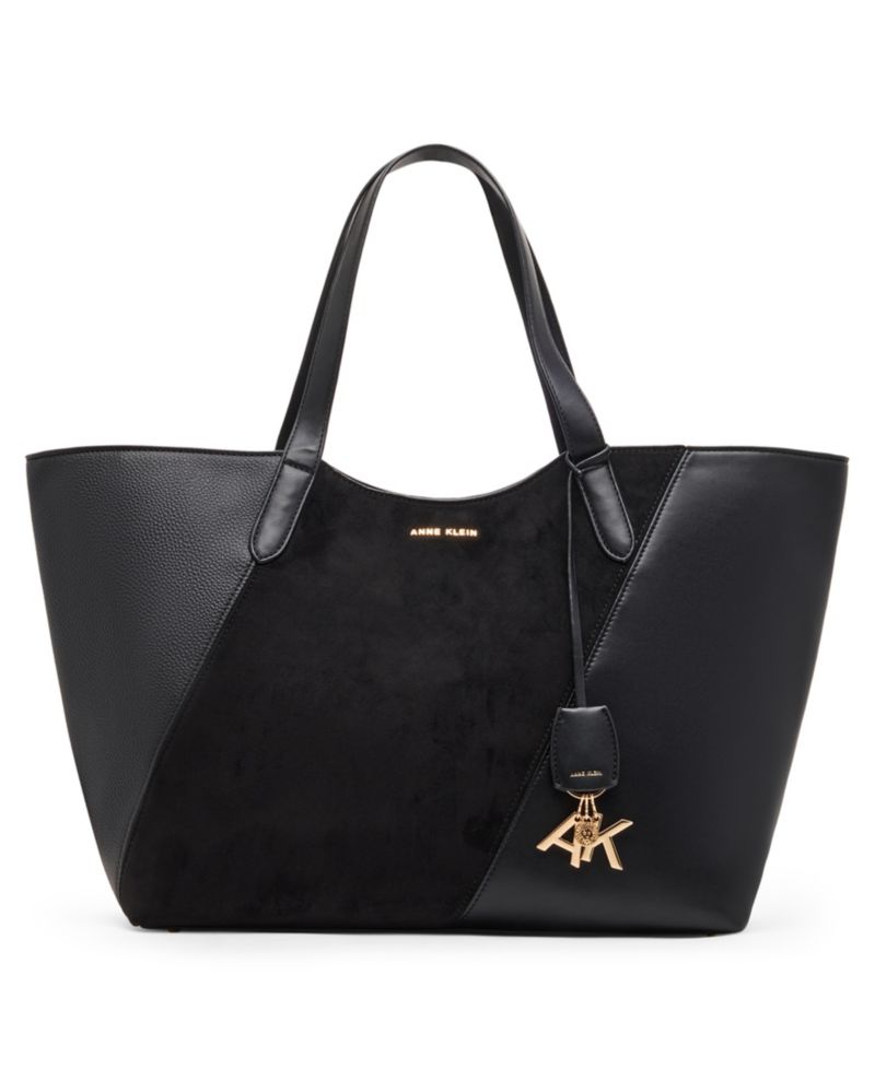 Multi Pieced Large Tote Handbag