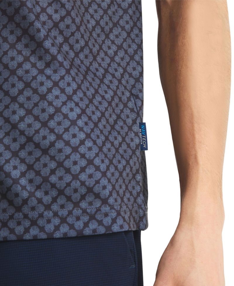 Men's Short-Sleeve Geo Printed Shirt