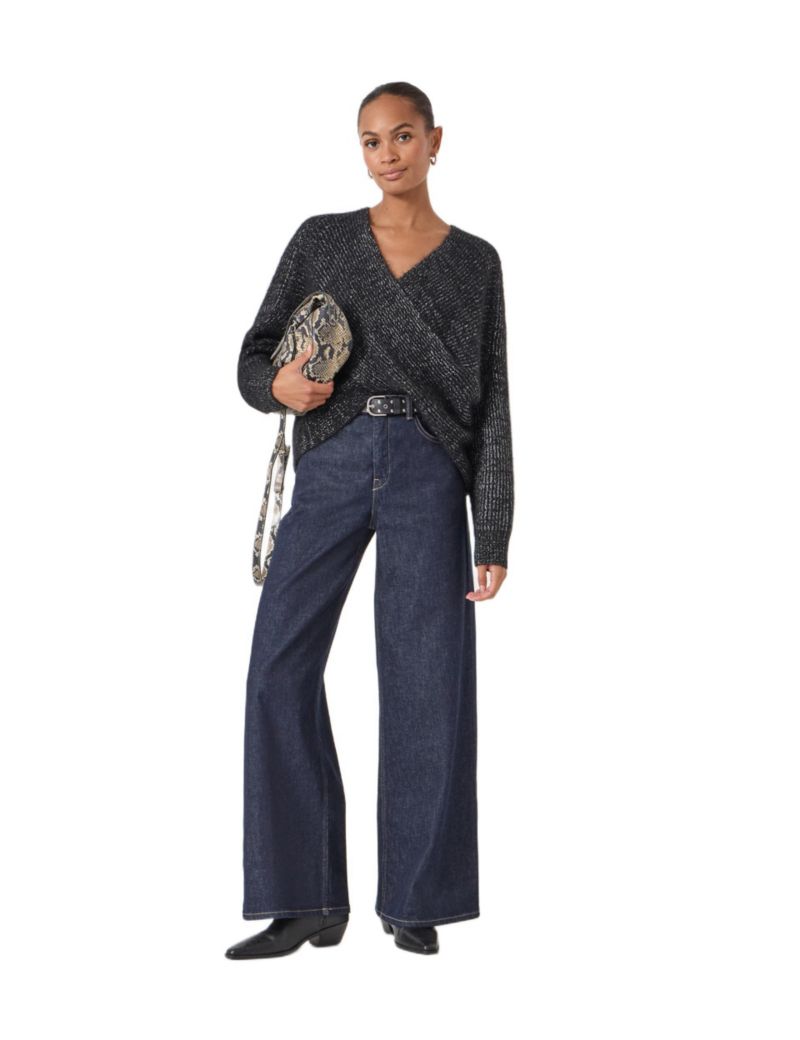 Women's Betty Wool Blend Metallic Sweater