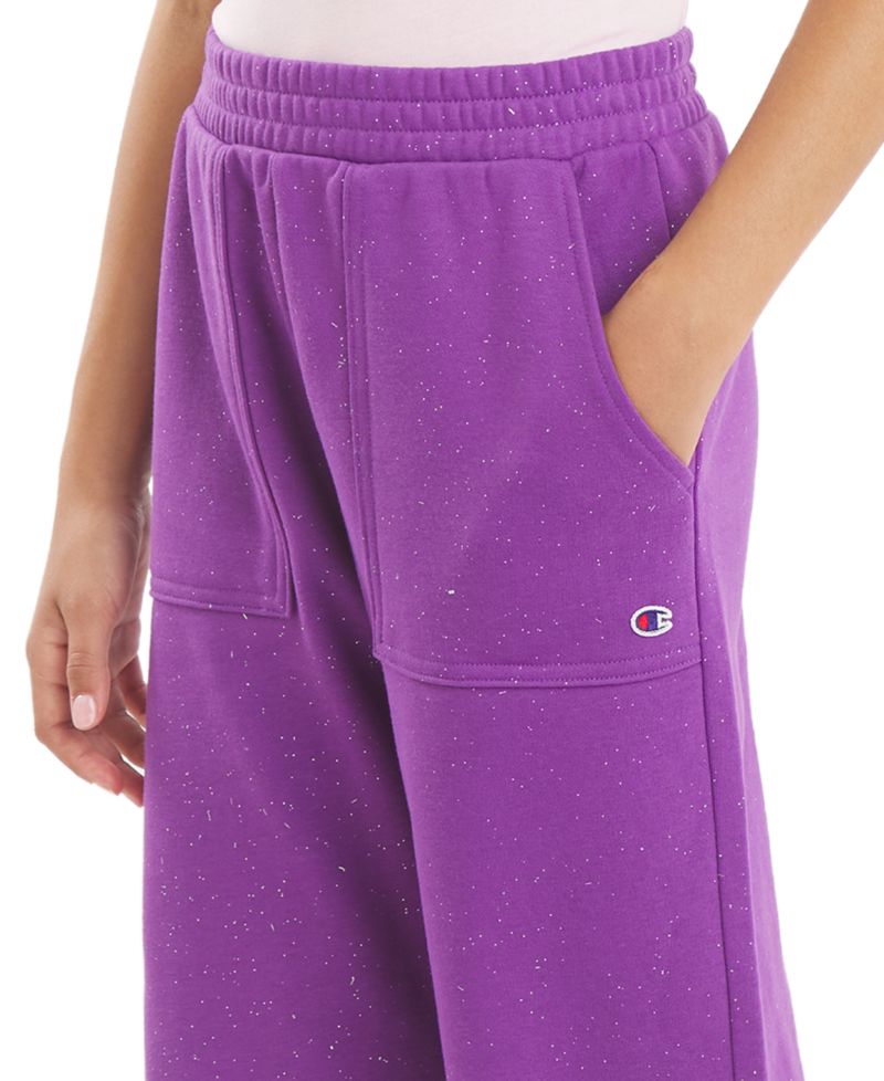 Girls' 4-16 Embellished Wide-Leg Pants