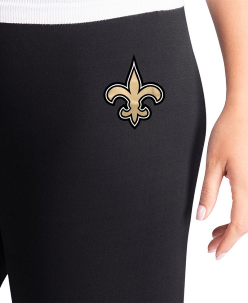 Women's Black New Orleans Saints Pregame Leggings