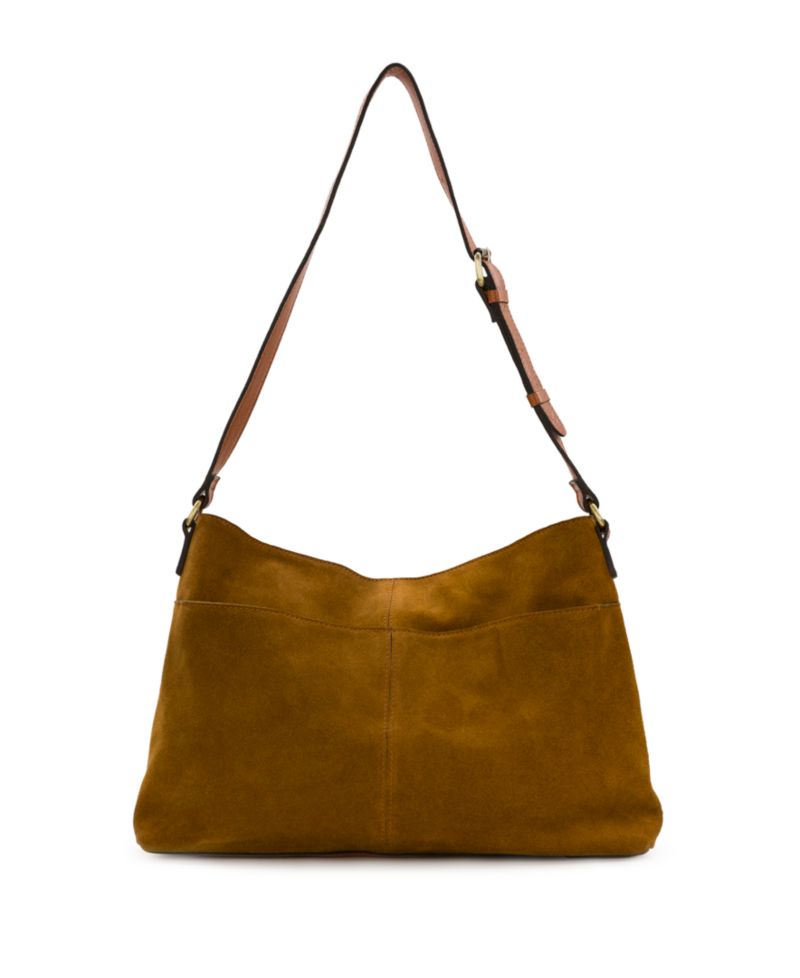 Liora Large Suede Slouchy Tote Handbag