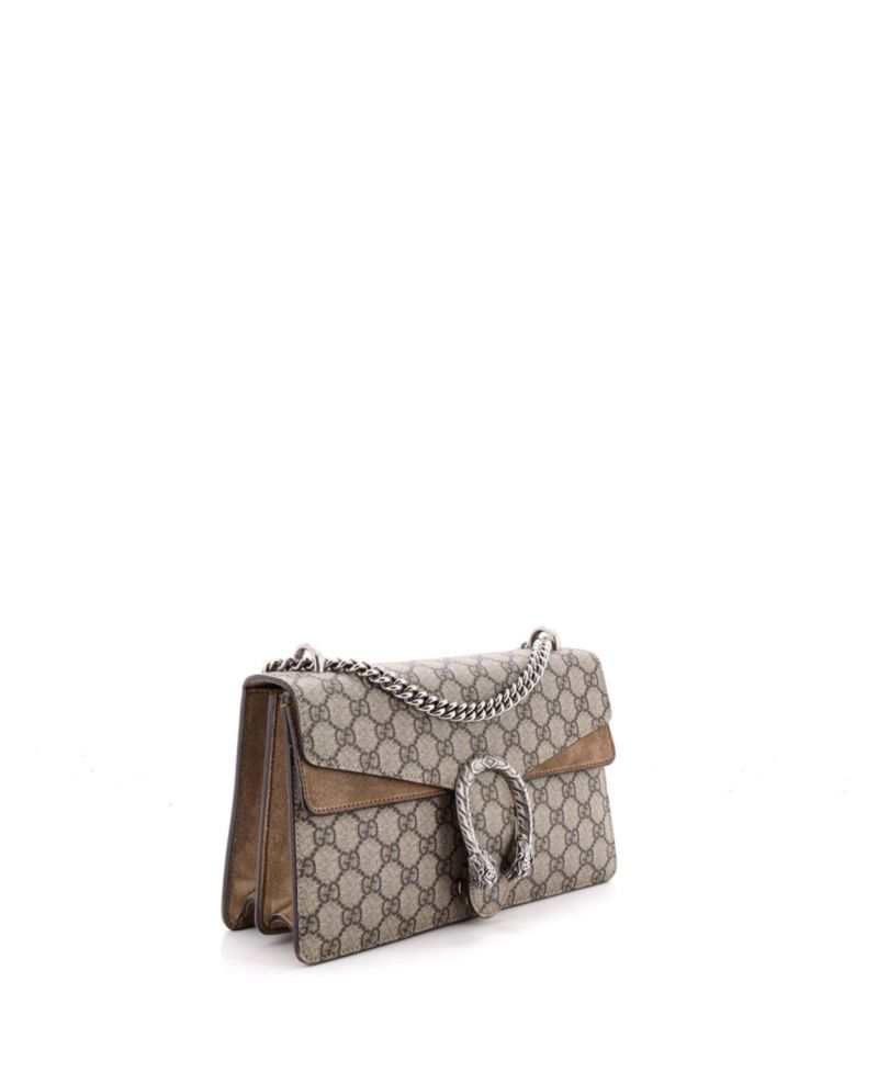 Dionysus Small GG Coated Canvas Shoulder Bag