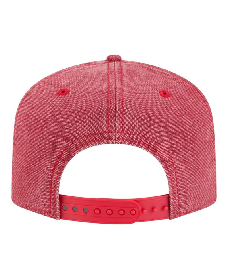 Men's Red Los Angeles Angels Denim Classic 19TWENTY Adjustable Hat