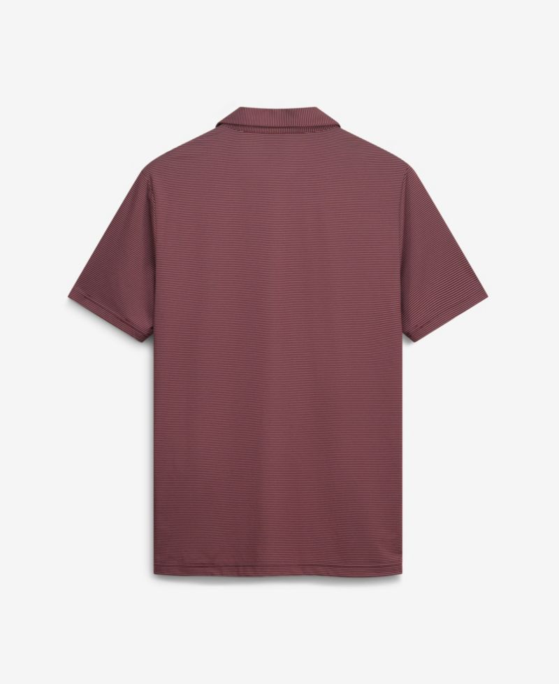 Men's Maroon Texas A&M Aggies Ultimate 365 Stripe Polo Shirt